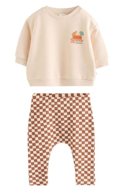 NEXT NEXT Pumpkin Pie Sweatshirt & Leggings Set