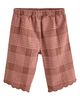NEXT NEXT Scalloped Hem Plaid Top & Pants Set - 5