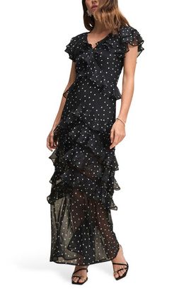 NEXT NEXT Spot Ruffle Maxi Dress
