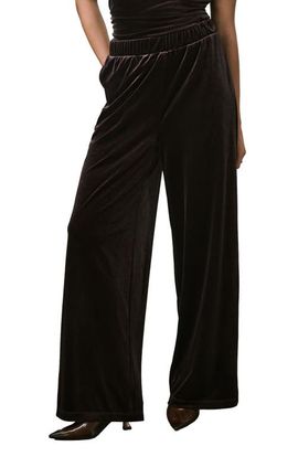 NEXT NEXT Stretch Velvet Wide Leg Pants
