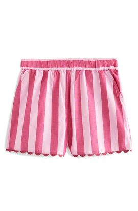 NEXT NEXT Stripe Cotton Scallop Hem Shorts