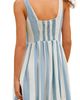 NEXT NEXT Stripe Linen Blend Sleeveless Fit & Flare Minidress - 2