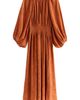 NEXT NEXT Tonal Jacquard Long Sleeve Maxi Dress - 1
