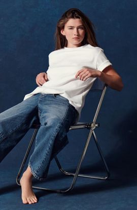 NEXT NEXT Two-Tone Barrel Leg Jeans