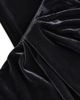 NEXT NEXT Velvet Drape Front Maxi Skirt - 3