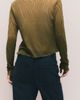 NEXT NEXT Wavy Pintuck Pleat Mesh Button-Up Top - 2