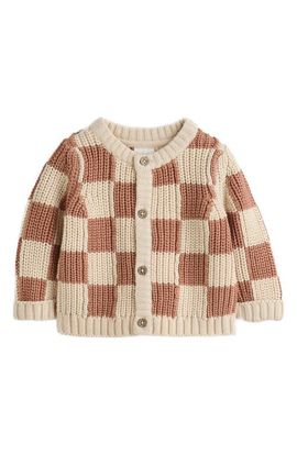 NEXT NEXT Wild One Checkerboard Cardigan