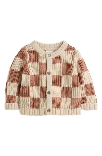 NEXT NEXT Wild One Checkerboard Cardigan