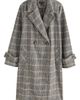 NEXT NEXT Windowpane Plaid Coat - 5