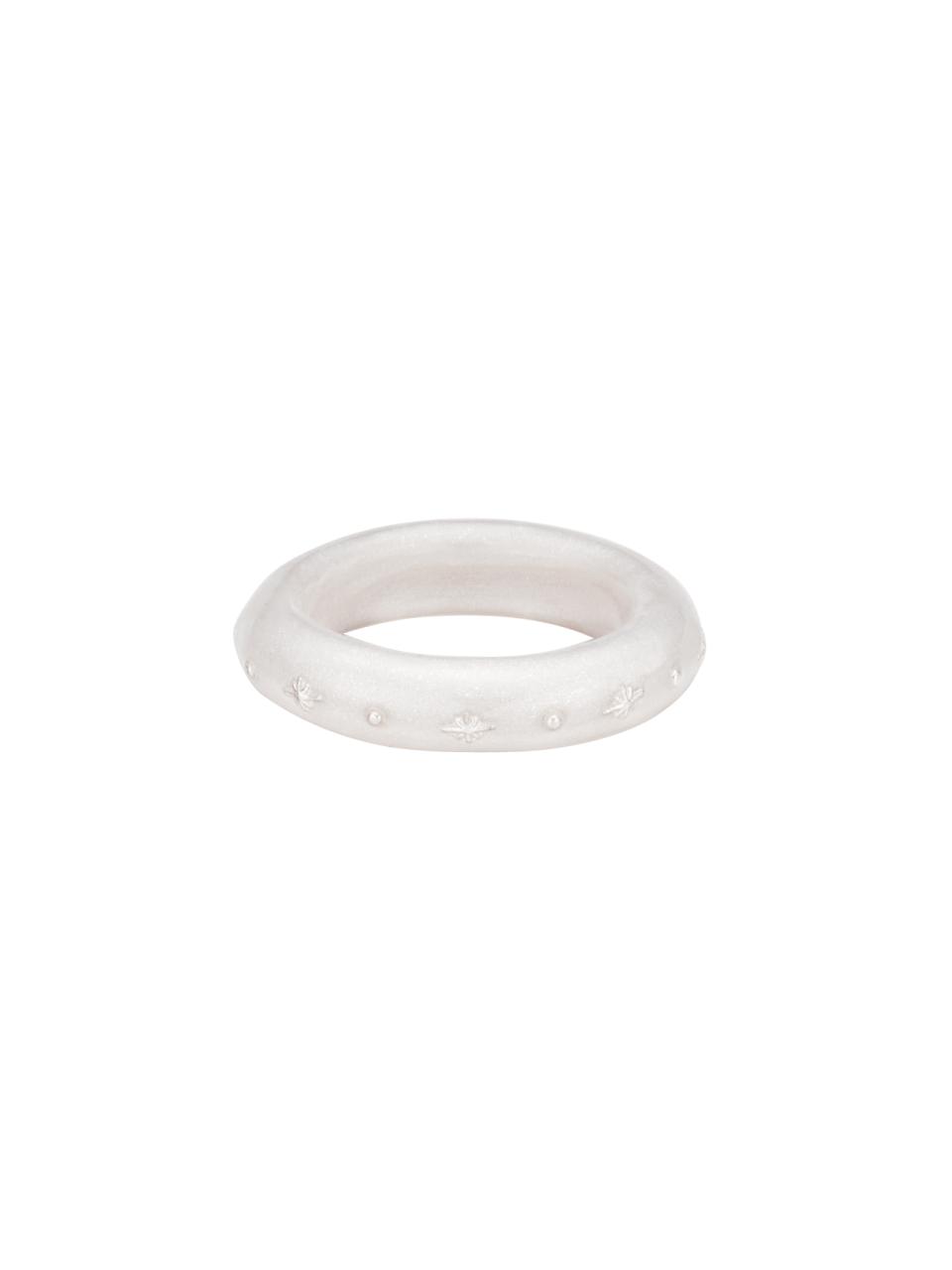nff dazzling sky ring - white