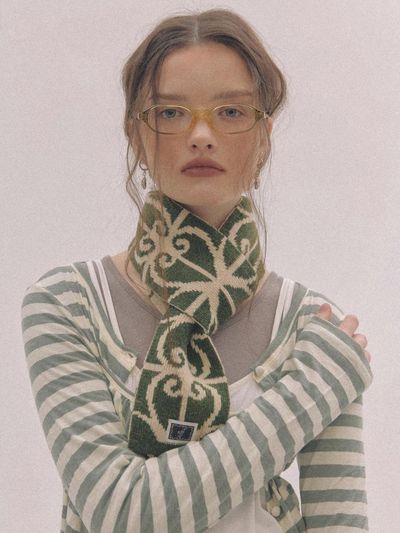 nff endearing muffler - khaki