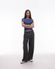 Nia NIA Annemarie off the shoulder knit sweater in dusk-Blue - 3
