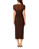 Nia Nia Aria Boat Neck Mesh Bodycon Midi Dress - 3