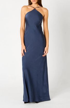Nia Nia Kelton Cowl Back Satin Gown
