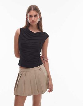 Nia NIA Marge short sleeve top in black