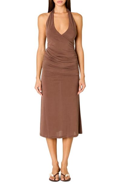 Nia Nia Marina Halter Midi Dress