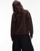 Nia NIA Marlowe long sleeve collared sweater in brown - 4