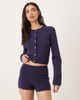 Nia NIA Roxie button up cardigan in navy - part of a set - 1