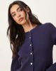 Nia NIA Roxie button up cardigan in navy - part of a set - 4