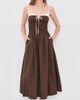 NIA NIA Thomas Midi Dress Coffee - 2