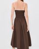NIA NIA Thomas Midi Dress Coffee - 3