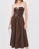 NIA NIA Thomas Midi Dress Coffee - 5