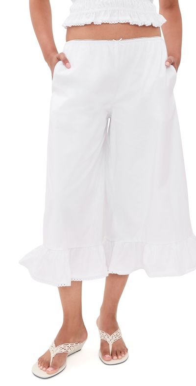 NIA NIA Viento Pants White