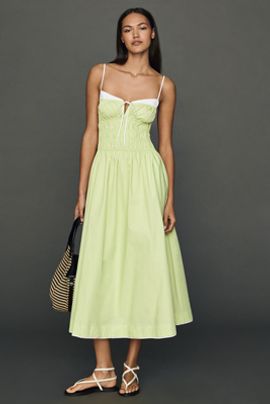 NIA Thomas 100% Cotton Midi Dress