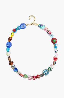 Nialaya Nialaya Beaded Charm Necklace