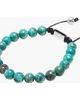 Nialaya Nialaya Black Diamond Beaded Bracelet With Turquoise  - 1