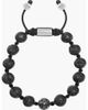 Nialaya Nialaya Black Diamond Lava Stone Beaded Bracelet  - 1