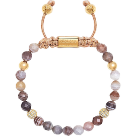 Nialaya Nialaya Botswana Agate Beaded Bracelet 