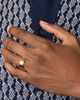 Nialaya Nialaya Brushed Band Ring - 3