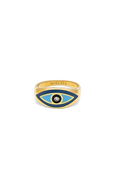 Nialaya Nialaya Evil Eye Ring