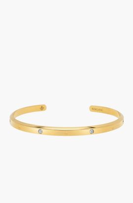 Nialaya Nialaya Fleur de Lis Cuff Bracelet