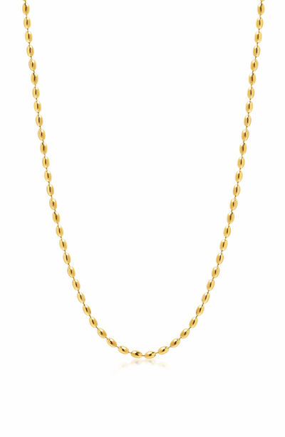Nialaya Nialaya Gold Beaded Chain Necklace