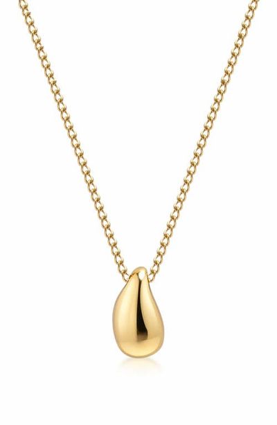 Nialaya Nialaya Gold Drop Pendant Necklace 