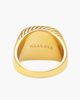 Nialaya Nialaya Gold Signet Ring With Brown Tiger Eye - 4