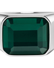 Nialaya Nialaya Green Zircon Signet Ring - 1
