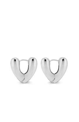 Nialaya Nialaya Heart Hoop Earrings