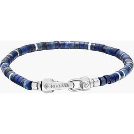 Nialaya Nialaya Lapis Heishi Bracelet