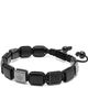 Nialaya Nialaya Matte Onyx Fleur Flatbead Bracelet - 2