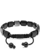 Nialaya Nialaya Matte Onyx Fleur Flatbead Bracelet - 3