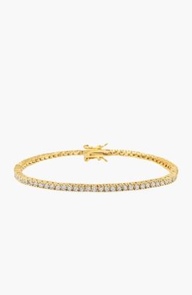 Nialaya Nialaya Mini Cubic Zirconia Tennis Bracelet