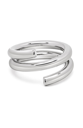 Nialaya Nialaya Modern Spiral Ring