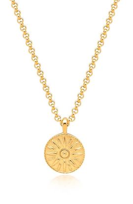 Nialaya Nialaya Necklace With Ancient Sun Pendant