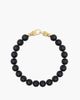 Nialaya Nialaya Onyx Healing Bracelet With Gold Lock - 1