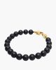 Nialaya Nialaya Onyx Healing Bracelet With Gold Lock - 2