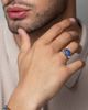 Nialaya Nialaya Oval Signet Ring With Lapis - 4