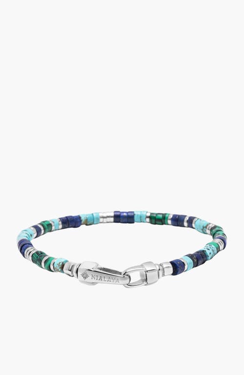 Nialaya Nialaya Riviera Ocean Heishi Bracelet